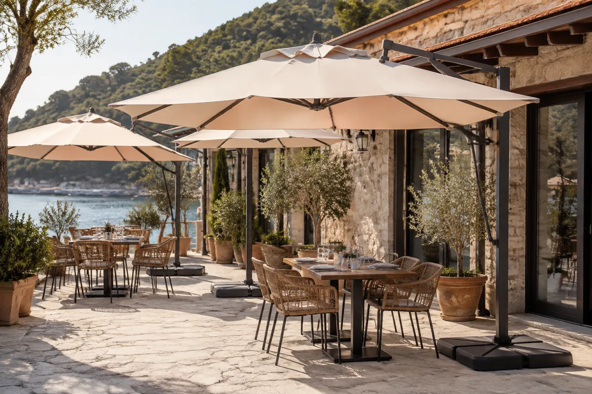 Cafe Şemsiyesi uygulama fotoğrafı