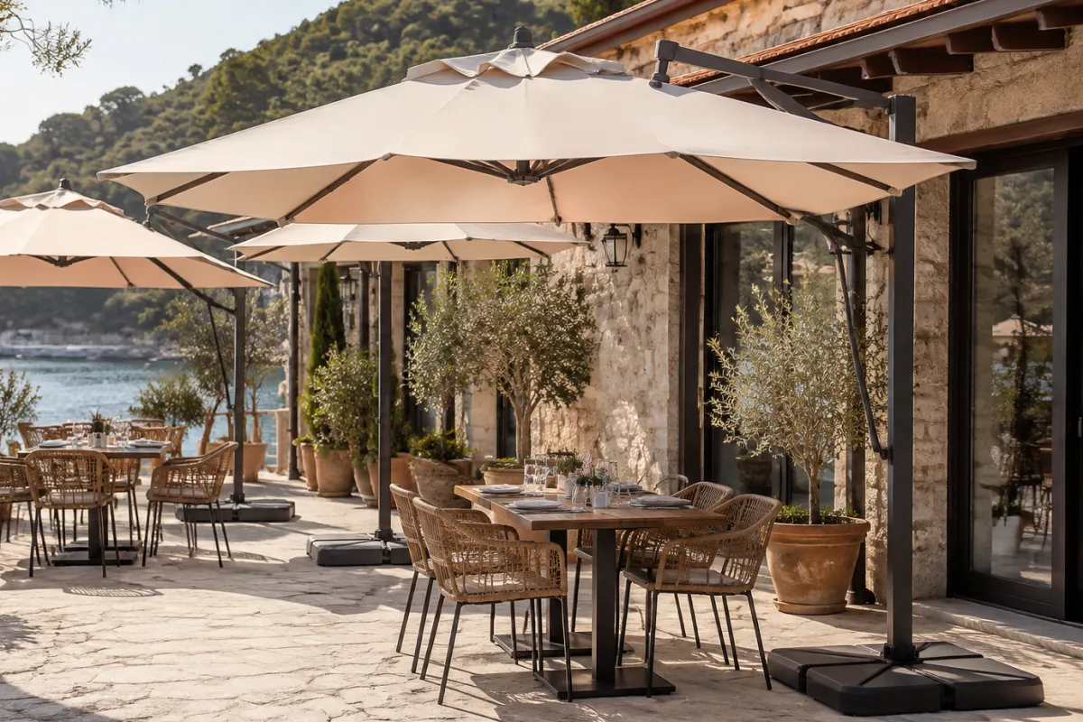 Cafe Şemsiyesi uygulama örneği