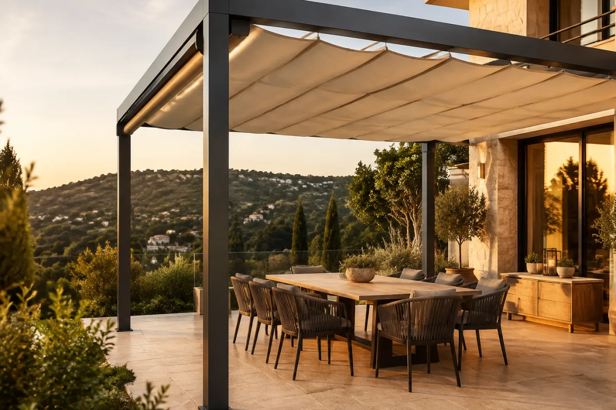 Pergola brandası uygulama fotoğrafı 1
